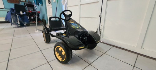 Go Kart Pedal Batman Negro Carrito Para Niños 