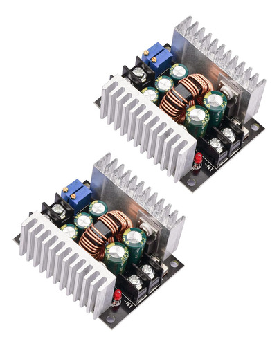 Aideepen 2pcs 20a 300w Cc Cv Modulo Reductor Ajustable Dc 6-