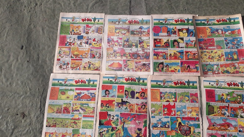 Lote X 15 Clipping De Revista Anteojito Aventuras Pi Pio Ant (Usado)