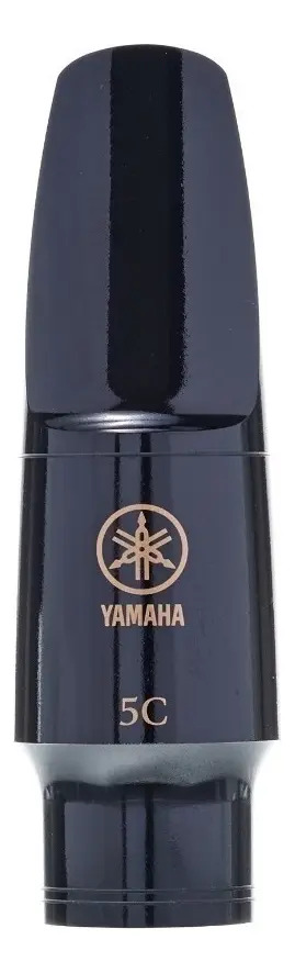 Boquilha As5c Yamaha Para Saxofone Sax Alto - Preto
