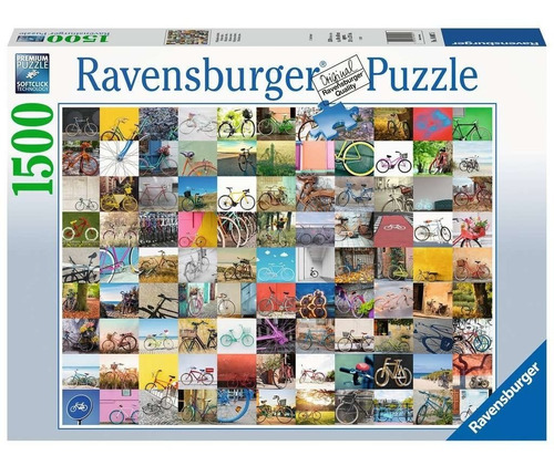 Imagen 1 de 2 de Puzzle 1500 Piezas 99 Bicicletas Y Mas.. Ravensburger 160075