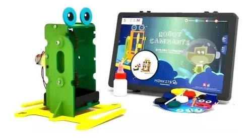 Bot Caminador Walkibot Para Armar Juguete Didáctico Robótica
