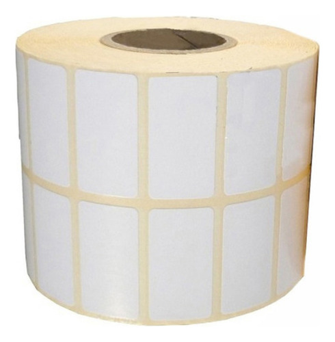 Etiquetas Térmicas 50mm X 25mm 2 Bandas Autoadhesivas Para Despacho Logística Envios - Pack X12 Rollos