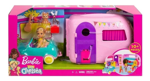 Barbie Chelsea Y Su Caravana Con Perrito Mattel Fxg90