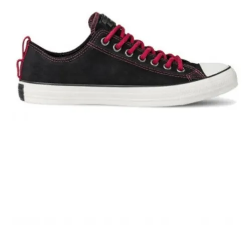 Converse negras bajas hombre sales