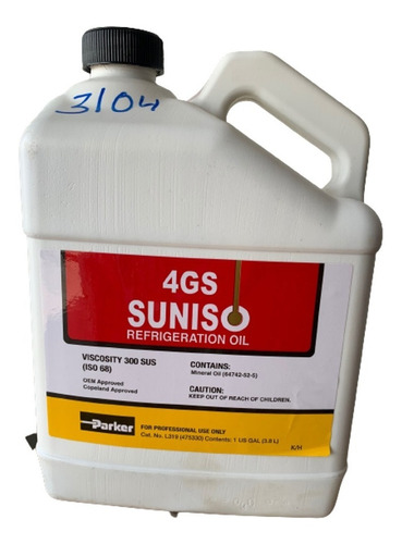 Aceite Refrigerante Suniso 4gs Galon 