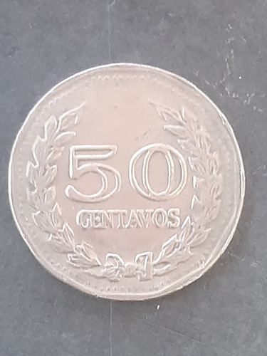 Moneda De 50 Centavos Colombia 1978