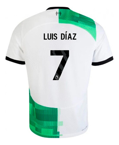 Elegante Uniforme De Liverpool Estampado Luis Diaz Deluxe