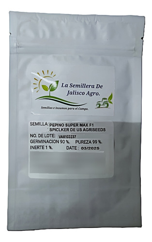 Pepino Spickler F1 Super Max De 1 Mil Sem De Us Agriseeds