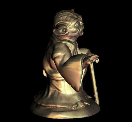 Yoda Star Wars - Arquivo Stl Cnc Router Artcam Aspire 3d