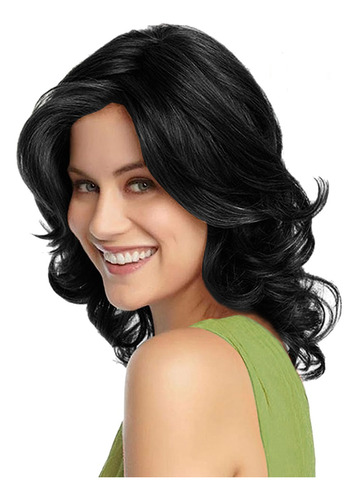 Peluca De Cabello Corto Color Degradado Para Mujer