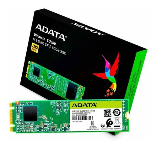 Disco Sólido Ssd Adata Ultimate Su650 De 240gb M.2 2280