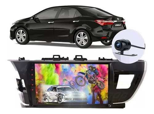 Kit Mídia Central Toyota Corolla 2015 2016 2017 Blueto Wifi