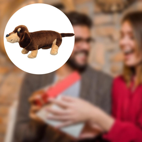 Sh Peluche De Perro Marrón De 30 Cm