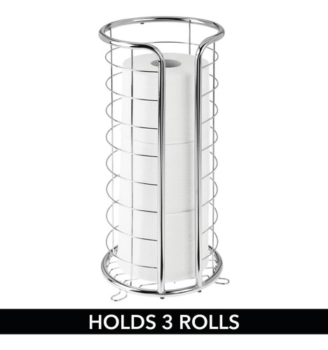 Soporte Para Papel Higiénico Mdesign, Metal, Para 3 Rollos