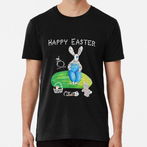 Remera Conejito De Pascua Huevo Huevo Caza Conejos Felices P