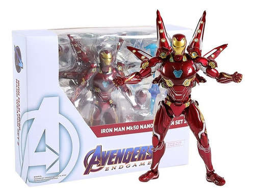 Figura De Acción Marvel Avengers Ironman Mk50 Nano Weapon Se