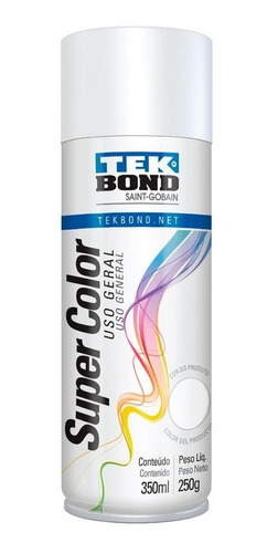 01 S P R A Y Tekbond Branco Fosco 350ml