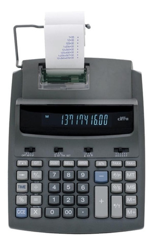 Calculadora Uso Intensivo Cifra Pr255 Con Impresora 12 Dig