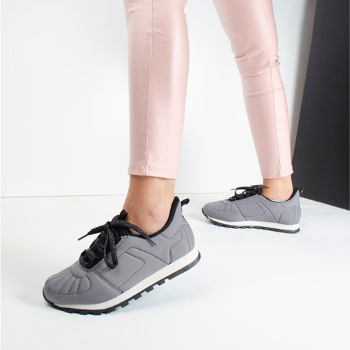 Imagen 4 de 5 de Zapatillas Zapatos De Mujer Poliéster Vertens - Ferraro