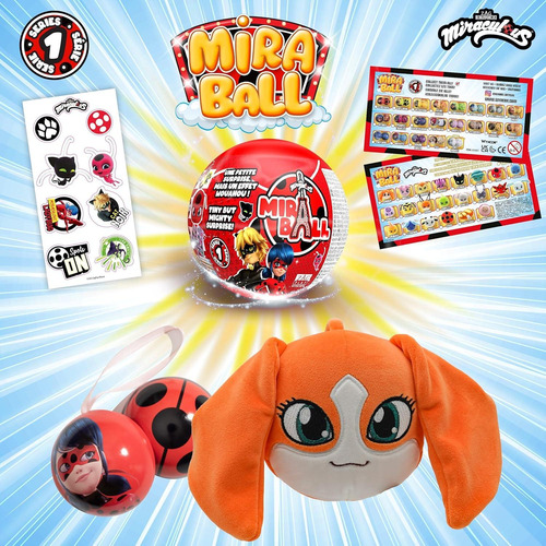 Miraculous Ladybug 4-1 Sorpresa Mirabola Juguete