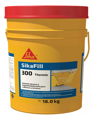 Sikafill-300 Thermic Blanco 18kg 5 Galones