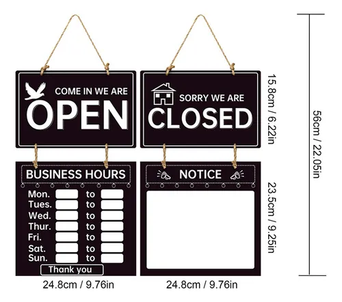 Signo De Horario De La Tienda Señal De Hora De Apertura De D