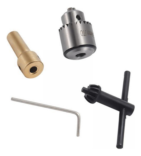 2 Taladro Eléctrico Portátil Portabrocas Torno Portabrocas