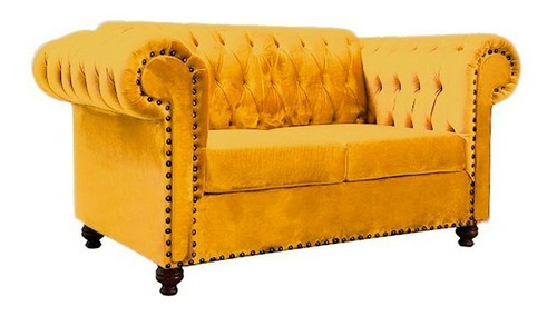 Imagen 1 de 4 de Sofa, Loveseat Y Sillón Sala Capitonada Vintage