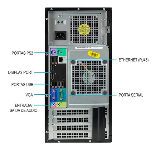 Imagem 3 de 5 de Cpu Dell Optiplex 7010 Intel Core I5 3570 3ª Ger 4gb 500gb