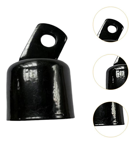 Link Link Fence Rail End Cap Galvanized Multifunción Negro