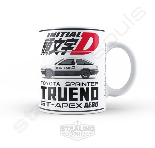 Taza Fierrera | Initial D | Toyota Trueno Gt - Apex | Ae86