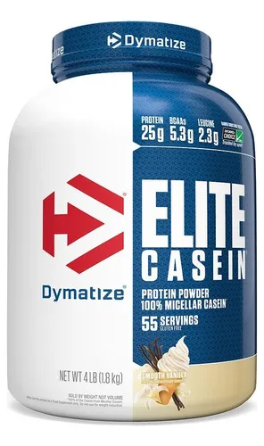 Proteina Elite Casein 4 Libras 4lb 4 Lb Dymatize Caseina