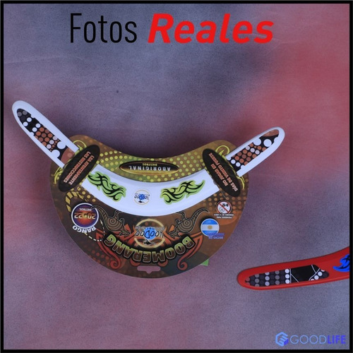 Imagen 4 de 9 de Boomerang Largo Alcance Voodoo Aboriginal Bumeran Diestro
