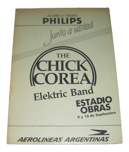 The Chick Corea Electric Band Estadio Obras Año 1987
