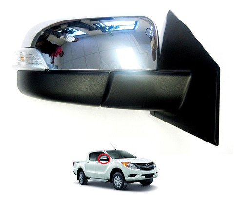 Espejo Derecho Mazda Bt50 2013-2019 Av79-17682-afe 5 Pines