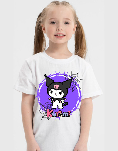 Remera Niño/niña, Kuromi, My Melody, Hello Kitty, Serie.