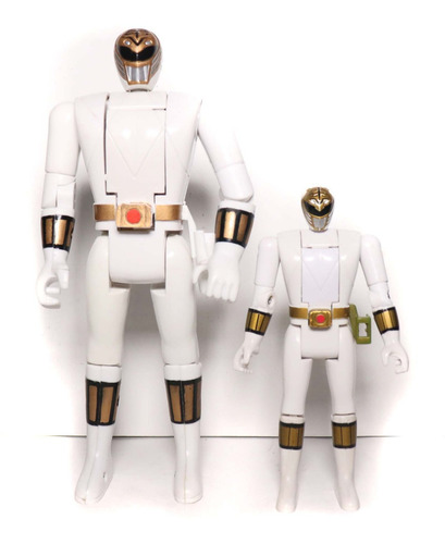 Power Rangers Branco Vira Cabeça Boneco Gigante 20cm Raro (Usado)