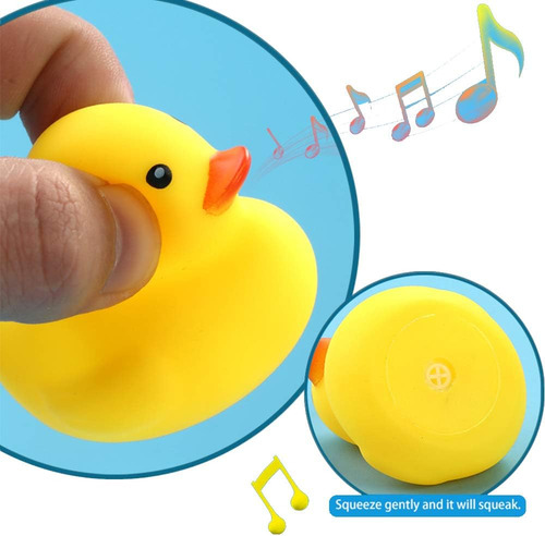 Ahua Juguetes De Pato De Baño, 20 Piezas De Mini Patos De Go