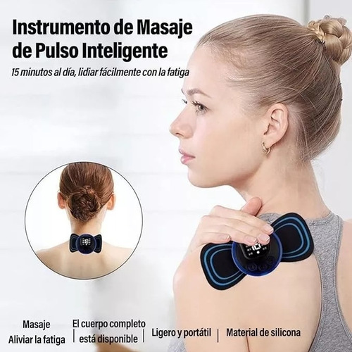3 Pcs Electro Estimulador/masajeador De Pies/cuello Masaje