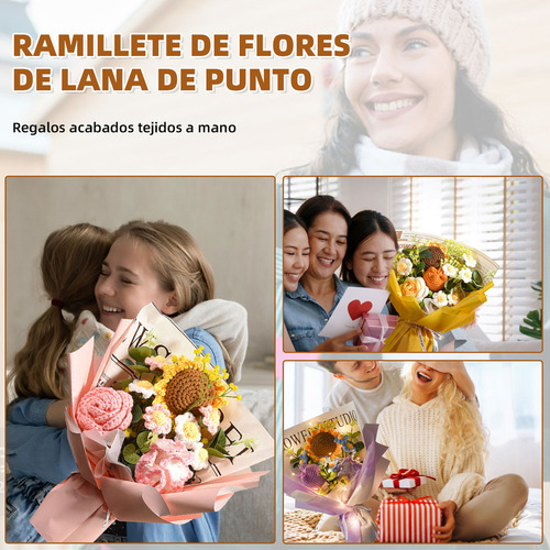 '' Ramo De Tulipanes Tejido A Crochet