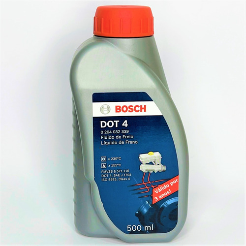 Liquido De Frenos Bosch Dot 4 500 Ml