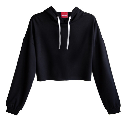 Hoodie Blusa Deportiva Fitness Gym Corta Manga Larga Dama 