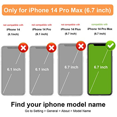 Funda Cartera Para iPhone 14 Pro Max Azul Premium Pu L-024