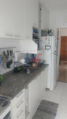 Imagem 12 de 30 de Ref: 14.928 - Lindo Apartamento Na Vila Celeste, Com 63 M² , 2 Quartos, Sala, Cozinha, Banheiro, Área De Serviço, Bem Ventilado, 1 Vaga. Lazer. - 14928