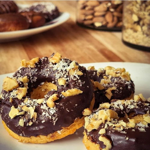 Donas Keto Dieta Cetogenica Harina  De Almendras 