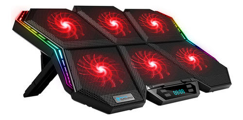 Enfriador Portátil Rgb Laptop Coolcold Colorida Altura De Re