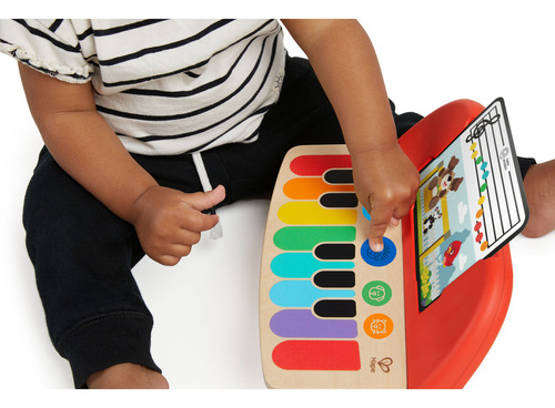 Cal's First Melodies Magic Touch De Baby Einstein, Piano Musical De Madera Para Bebés A Partir De 6 Meses.