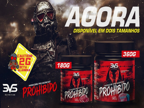 Imagem 3 de 7 de Prohibido - Pré Treino (360g) - 3vs Nutrition