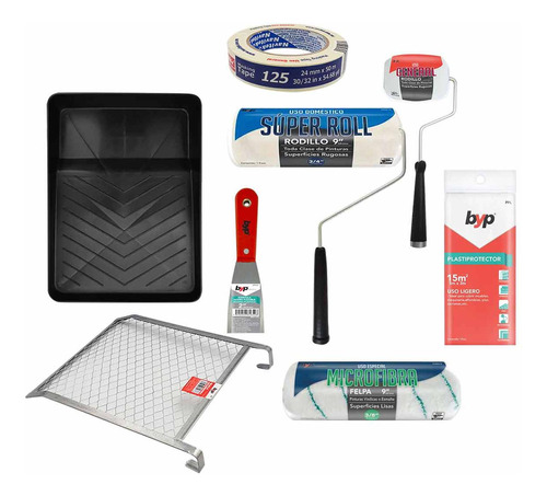 Kit Rodillo Para Pintar Con Charola Escurridor Y Mas